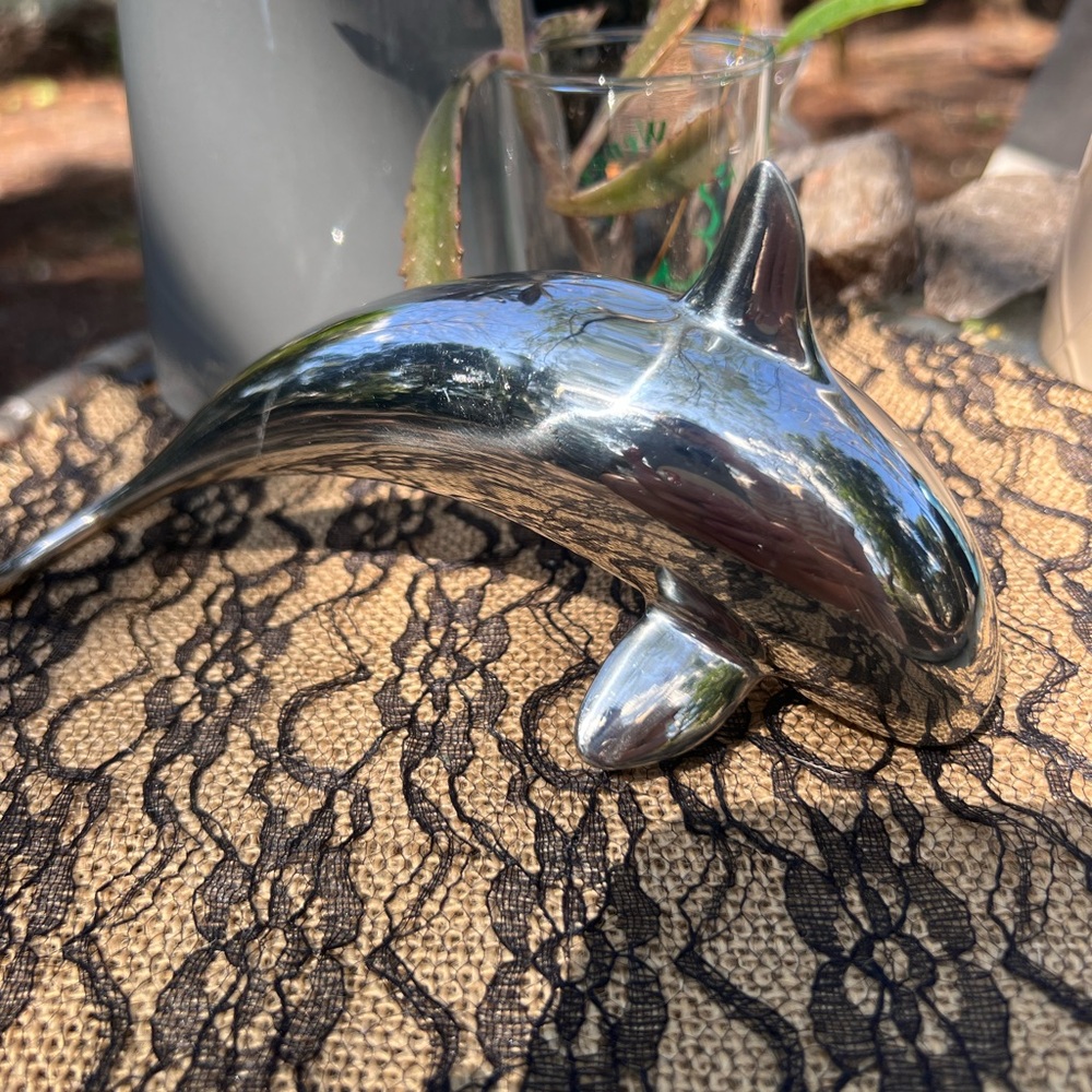 Nautical Whale stainless steel bottle opener or shelf bling object